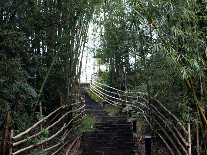 Sun Moon Lake Bamboo Rock Garden Yuchi Exterior foto